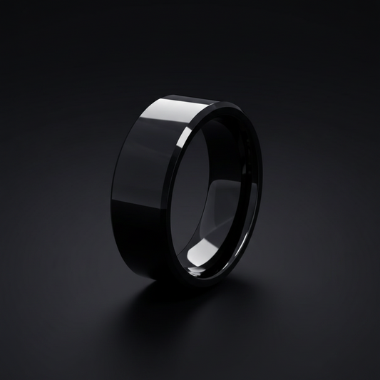 RFID Rewritable Ring RFID Dual Frequency Ring Black