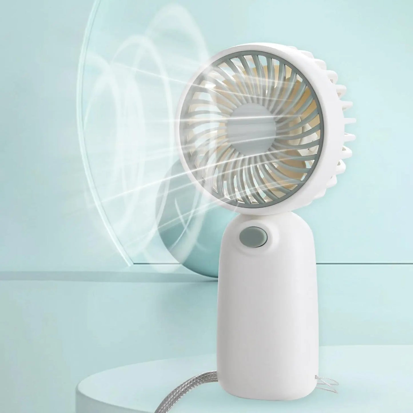 8-48Pcs Mini Portable Fans for Wedding Fans Mini Handheld Fans for Guest Bulk Battery Operated Wedding Fans Eyelash Fan