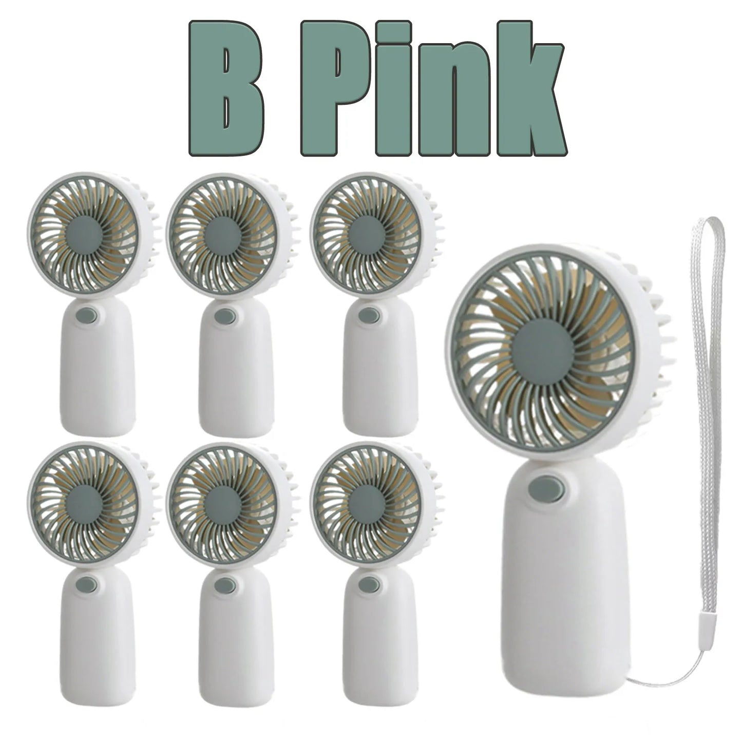 8-48Pcs Mini Portable Fans for Wedding Fans Mini Handheld Fans for Guest Bulk Battery Operated Wedding Fans Eyelash Fan