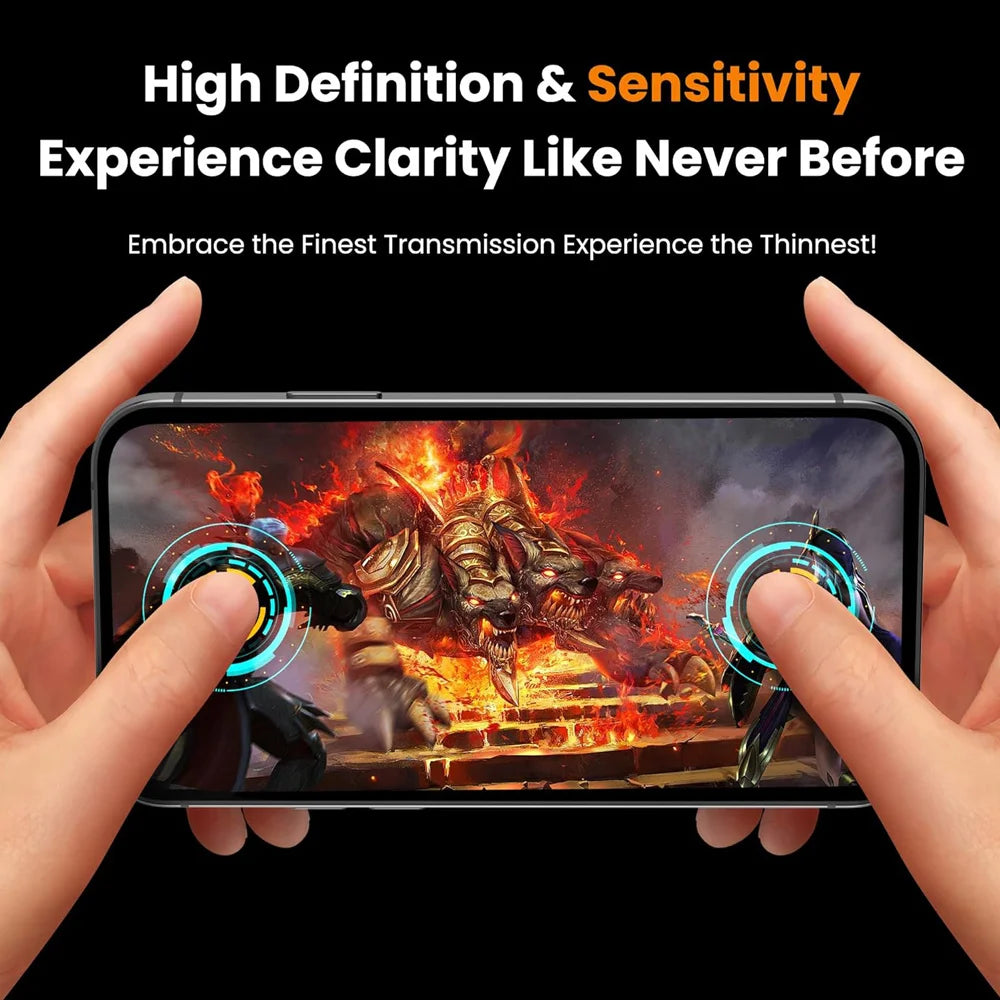 HD Screen Protection For iPhone 11,12,13,14,15 and 16 Pro Max Tempered Glass