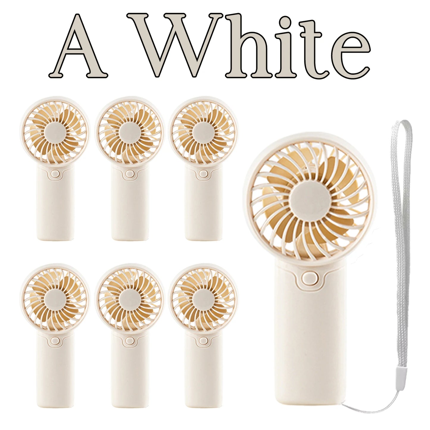 8-48Pcs Mini Portable Fans for Wedding Fans Mini Handheld Fans for Guest Bulk Battery Operated Wedding Fans Eyelash Fan