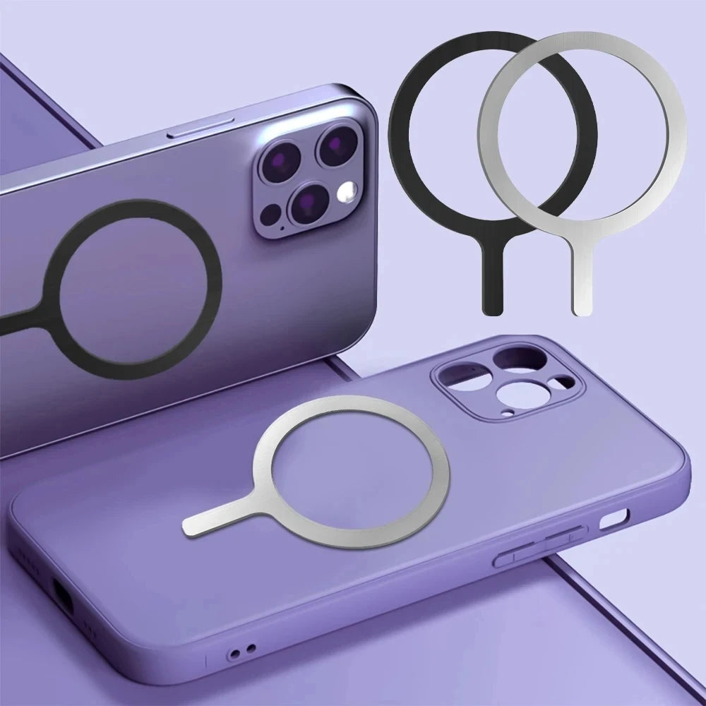 Universal Magnet Sticker Magnetic Adapter; Ring Suitable for Magsafe IPhone Wireless Charging