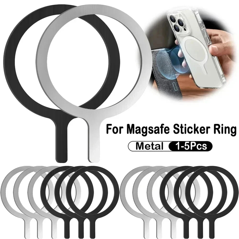 Universal Magnet Sticker Magnetic Adapter; Ring Suitable for Magsafe IPhone Wireless Charging