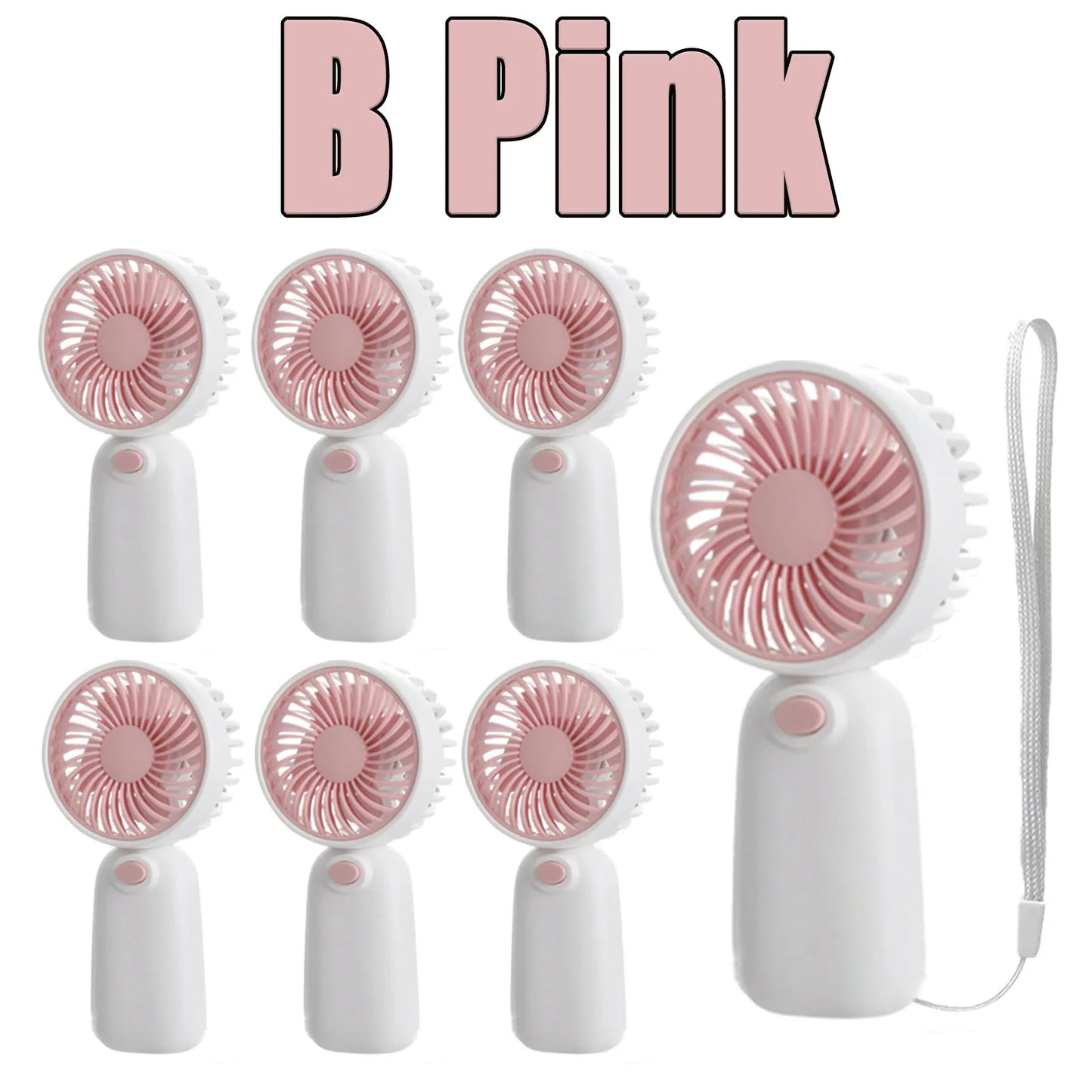 8-48Pcs Mini Portable Fans for Wedding Fans Mini Handheld Fans for Guest Bulk Battery Operated Wedding Fans Eyelash Fan