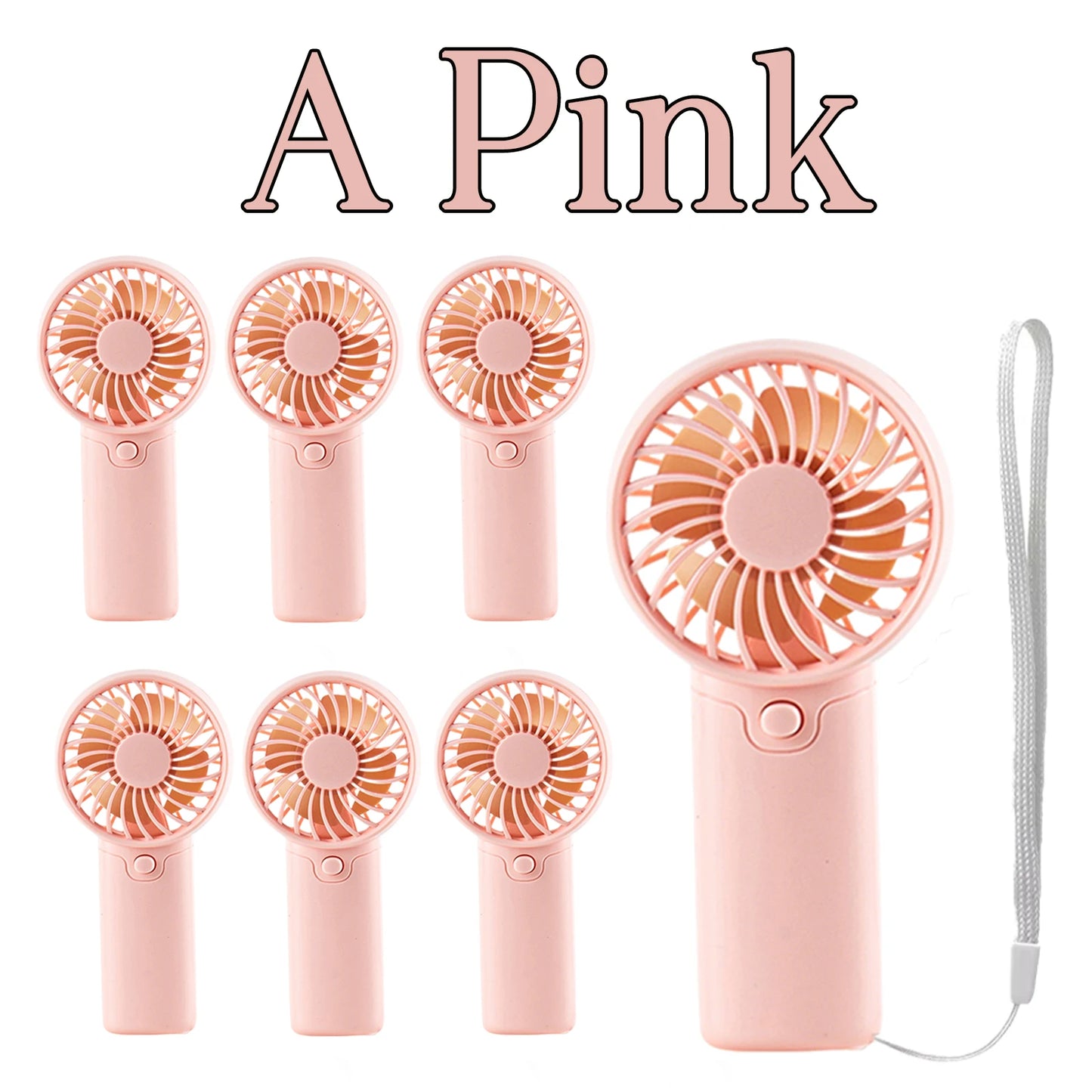 8-48Pcs Mini Portable Fans for Wedding Fans Mini Handheld Fans for Guest Bulk Battery Operated Wedding Fans Eyelash Fan